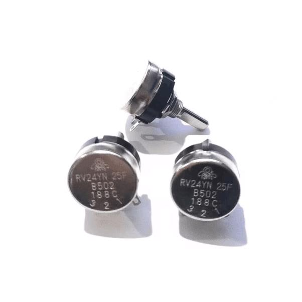 原装台产TOCOS TOKYO半轴游戏机电位器RV24YN25F B502B5K长轴25mm