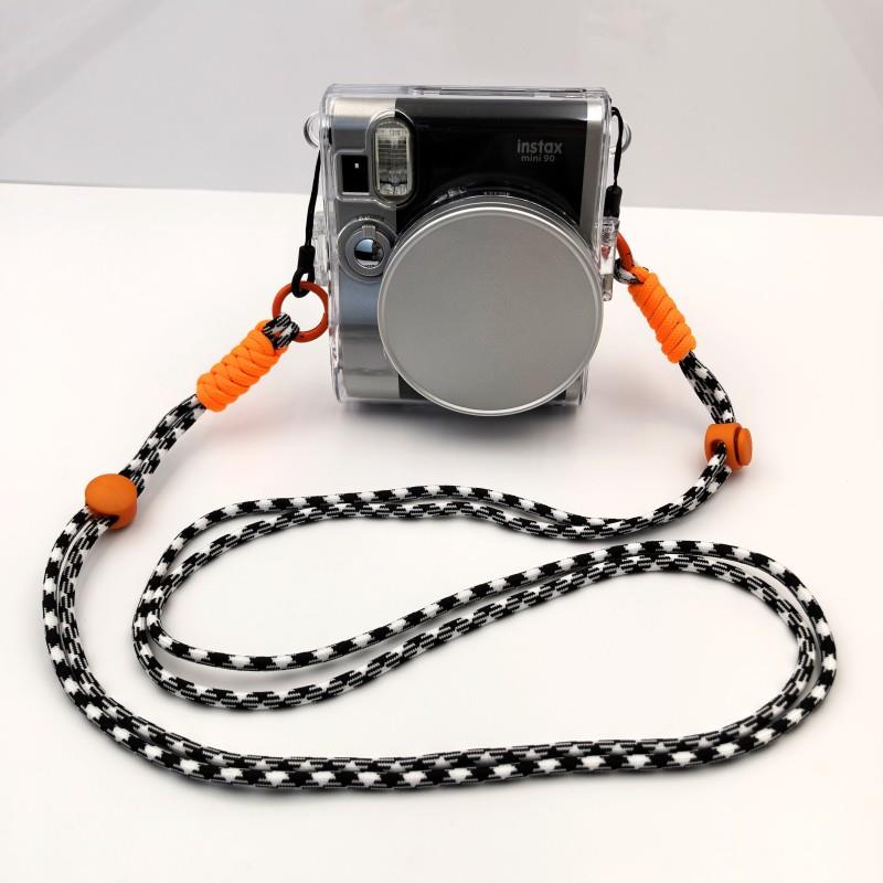 拍立得mini90相机复古合身皮包套 迷你99透明保护壳 自拍滤镜头盖