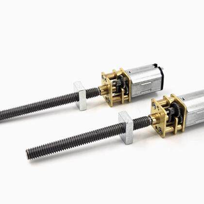 库存微型N20减速滑台电机DC3V650转行程45MM直线运动上下升降电机