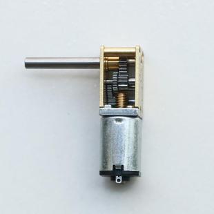N20-1218 自锁蜗轮蜗杆减速电机3V6V12V微型直流低速马达智能小车