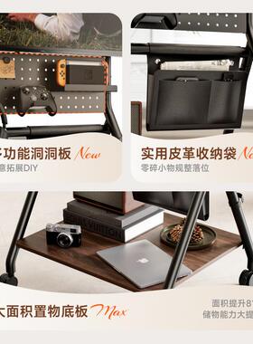 北弧电视机支架落地式带轮子移动推车可移动收纳挂架37-86寸FS360