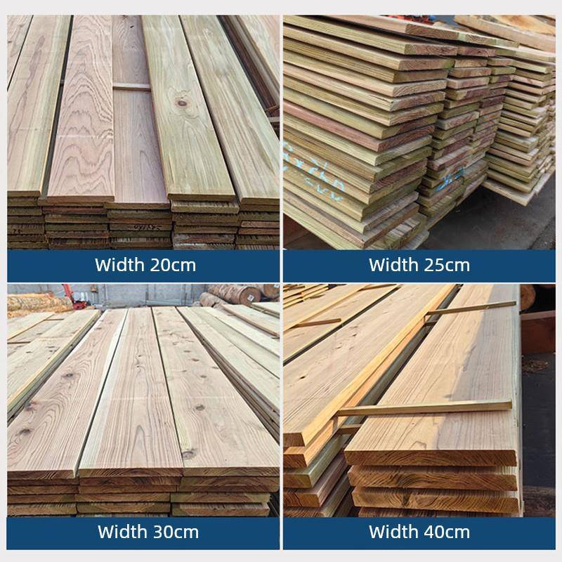 杉木防腐木板宽板户外木方木料板材栈道景观平台楼梯踏步花架木条