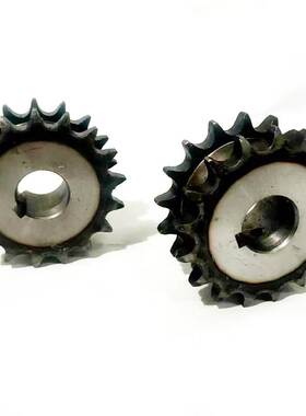 08B4分双驱炼轮假双排单挂10齿30齿25齿18齿成品孔SP40SD-18-N-20