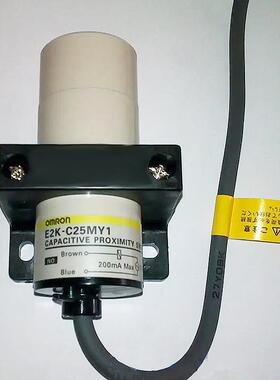 电容接近开关E2K-C25ME1检测非金属物体C25MF1传感器C25MY2玻璃