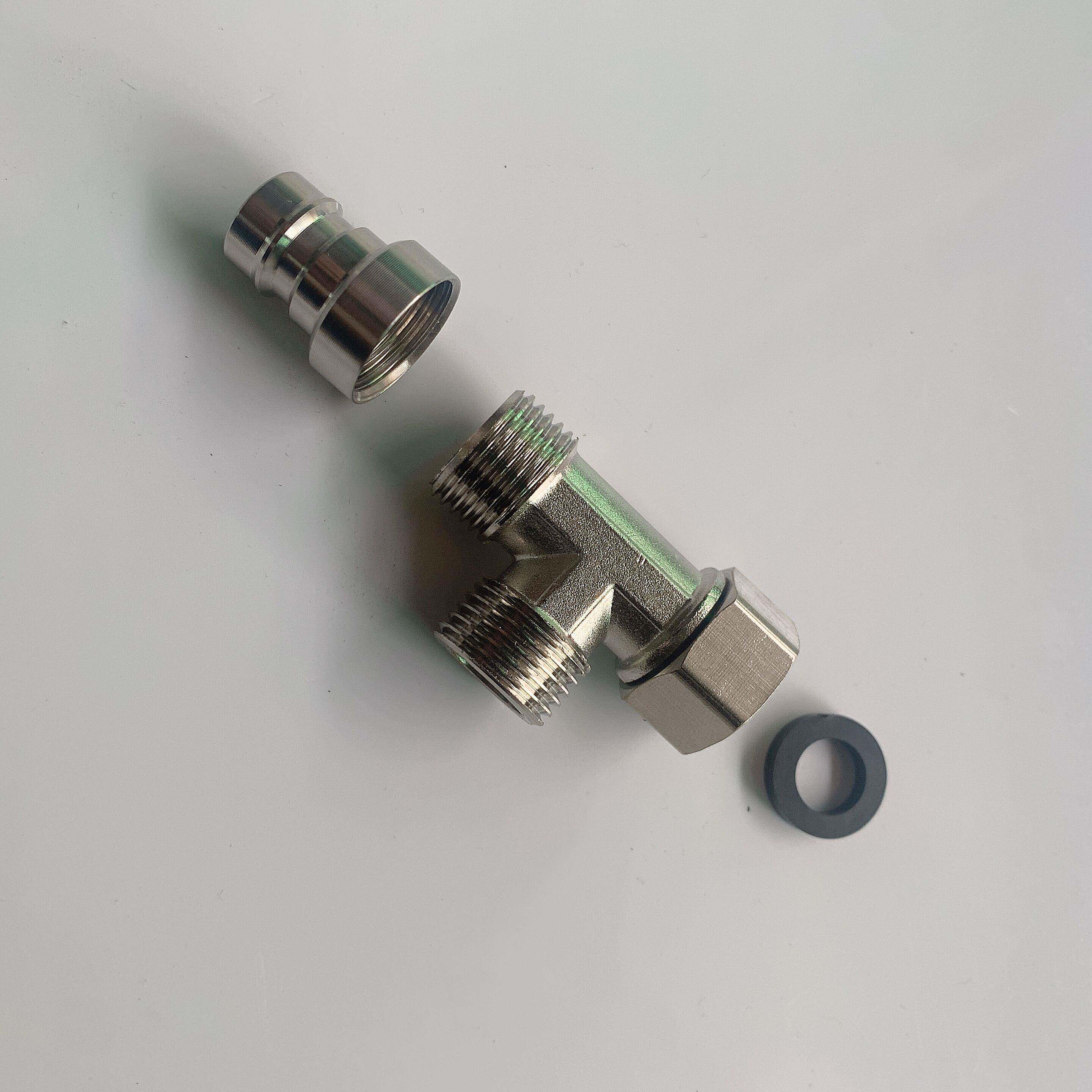 两台洗衣机龙头一分二排水分流两根进水管一拖二三通分水器转接头