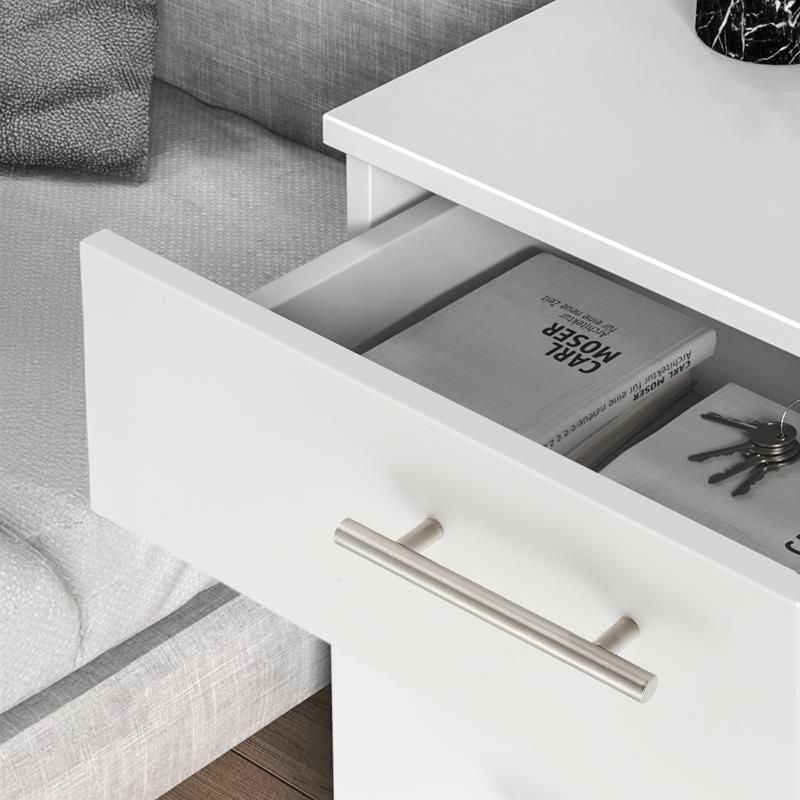 美式不锈钢衣柜门橱柜门拉丝色黑色拉手现代简约抽屉白色金色把手