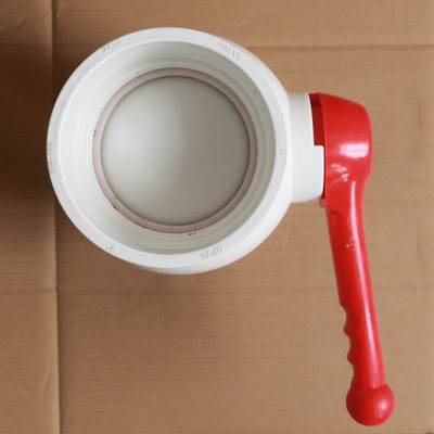 PVC水管塑料球阀 110MM球阀开关 止水阀门 4寸下水管排污管球阀50