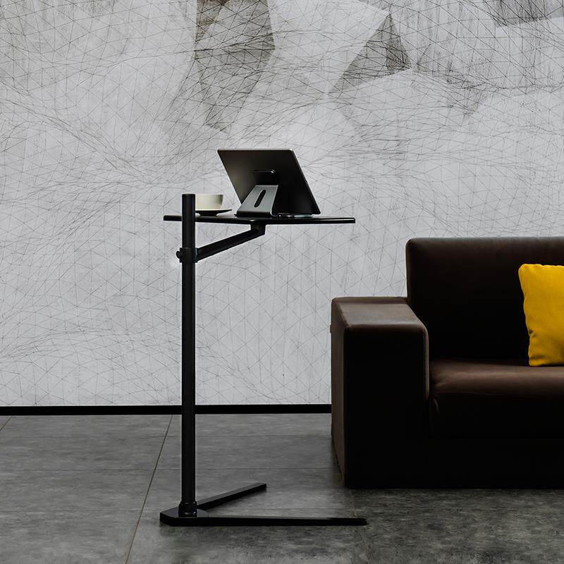 埃普UP-8T笔记本支架落地床边桌可移动工作台面茶几平板电脑支架