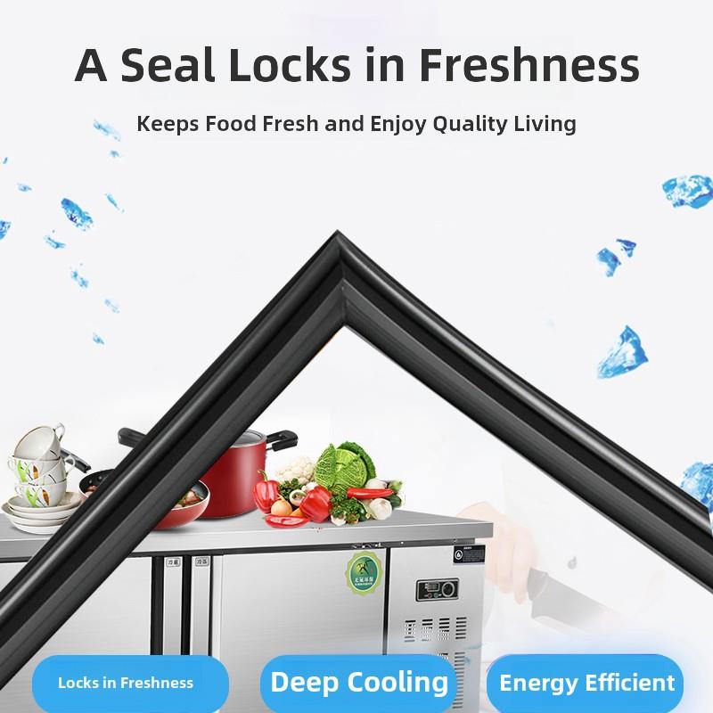 餐饮厨房御福宝商用四门/六门冰柜冷库门封磁封条威廉