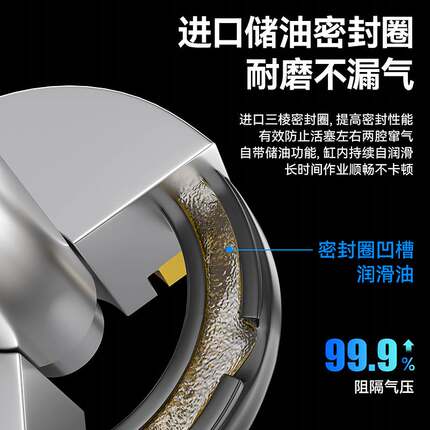 小型气动旋转夹紧气缸180度SRC转角下压ACK25-32-40-50-63x90度LR