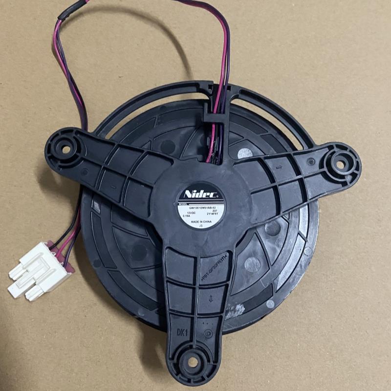 GW13E12MS1AB-52适用冰箱风扇120 12v 0.19A 大头红黑紫三出线