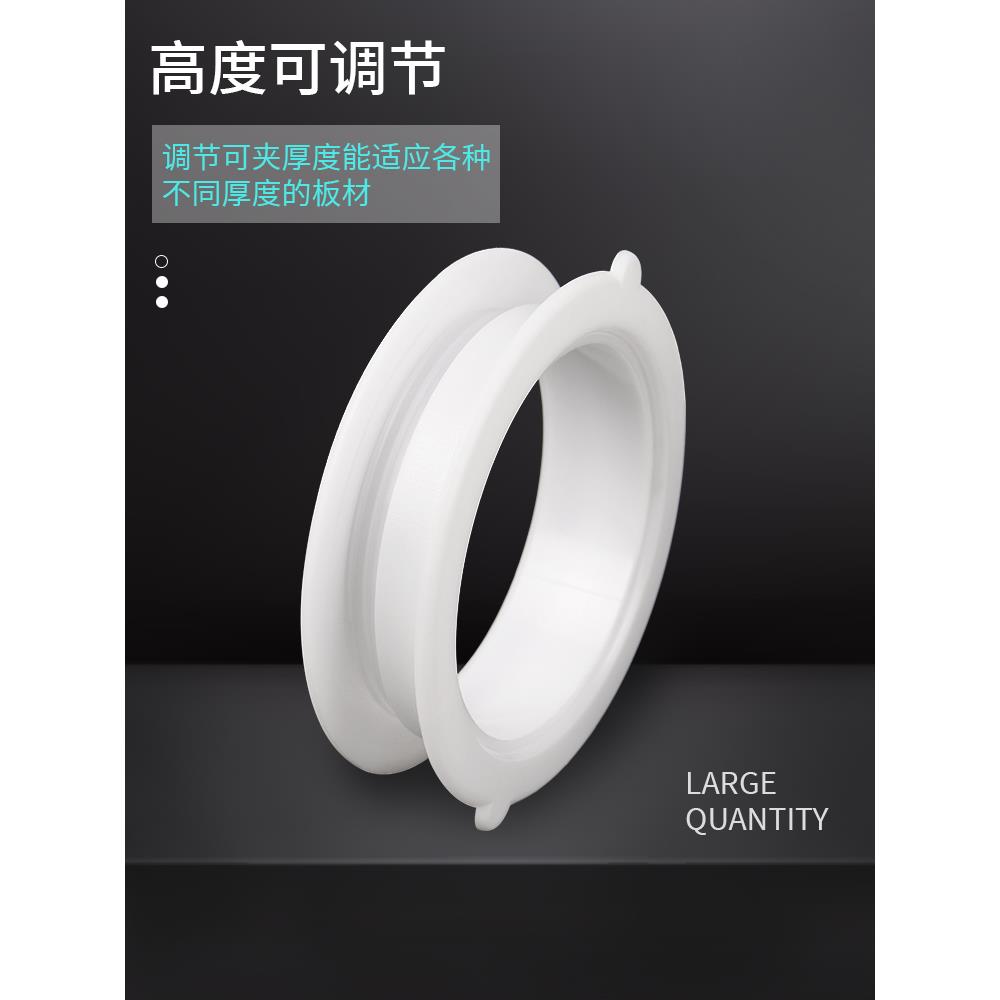 柜子开孔装饰圈50穿线孔盖下水圈双面橱柜开孔封边圈孔洞装饰盖