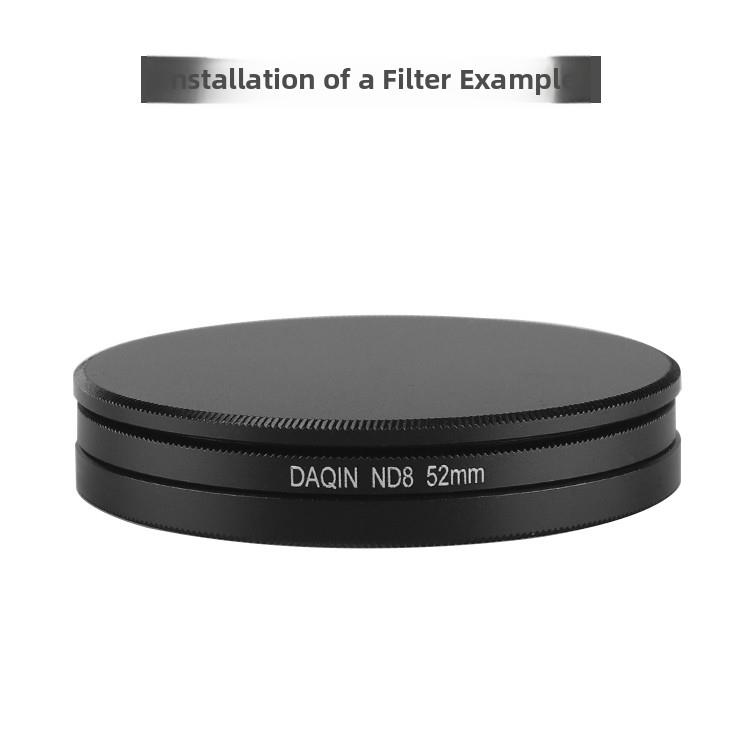 金属滤光片保护盒镜片储存铁盒可堆叠，适用于Uv镜Cpl偏光镜Nd镜星光镜