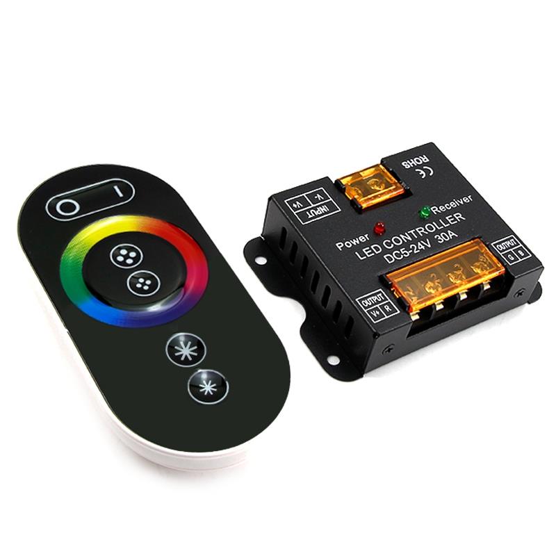 LED调光控制器DC5V12V24V线性灯条灯箱遥控灯光调节蓝牙亮度开关