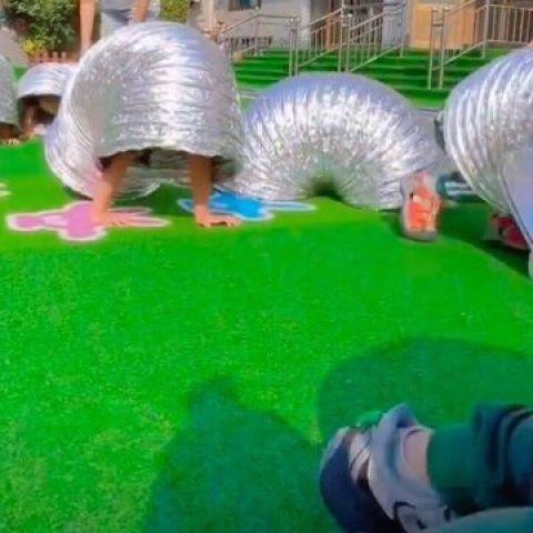 铝箔幼儿园油烟机游戏道具加厚直播跳舞搞笑排风伸缩软管风管烟管