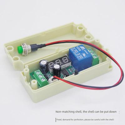 按钮计数触发闭合计时延时倒计时时间继电器开关模块无限循环通断