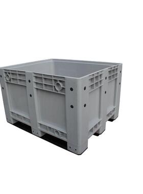 供应福建塑料卡板箱(箱式托盘)1200*1000*760