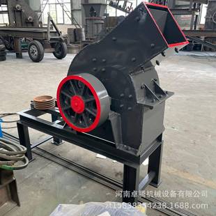 小型混凝土砖头块锤式破碎机玻璃瓷砖水泥块石灰石建筑垃圾制砂机
