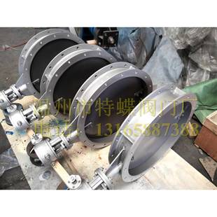 1CDN400 气动轻型通风蝶阀烟道风阀除尘蝶阀D341W 手动 电动