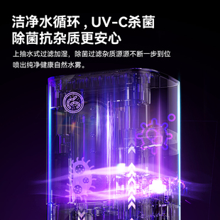 空气加湿器家用静音卧室大容量香薰空调房孕妇婴儿喷雾小型 落地式