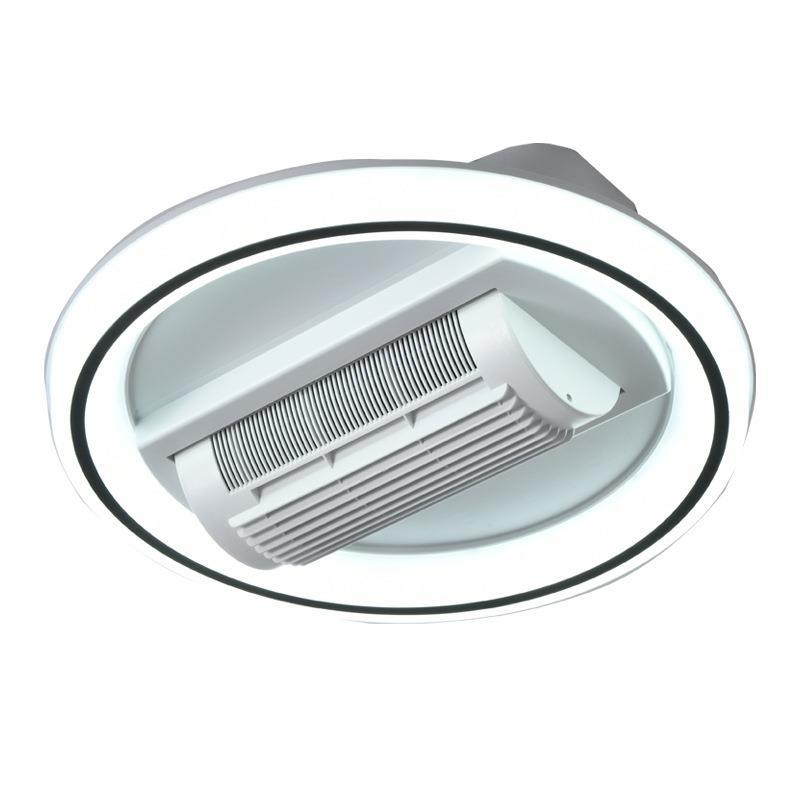 无叶风扇灯led吸顶灯新款客厅灯简约现代大气卧室灯中山灯具