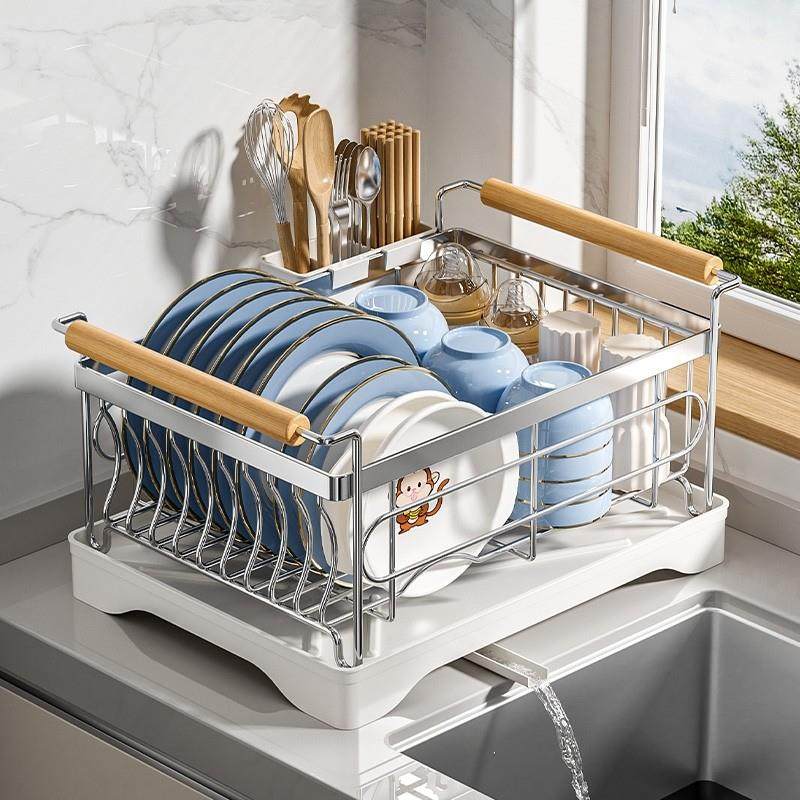 家用碗盘沥水架碗架加厚不锈钢厨房置物架沥水篮放碗筷碗碟收纳层,厨房/烹饪用具,碗架,淘宝优惠券,粉丝福利购,淘宝优惠卷