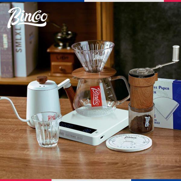 Bincoo手冲咖啡壶组合套装手冲壶磨豆机分享壶过滤杯全套咖啡器具