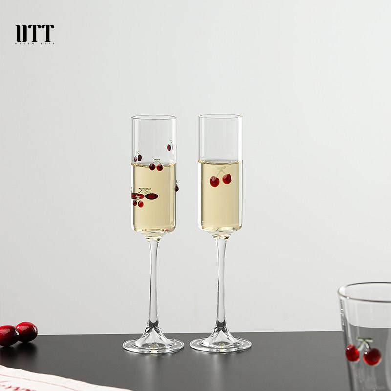 樱桃香槟杯轻奢红酒杯耐热咖啡杯玻璃水杯甜酒杯葡萄酒高脚杯饮料,餐饮具,甜酒/香槟杯,淘宝优惠券,粉丝福利购,淘宝优惠卷