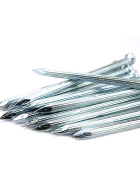 龙禹盛铁钉白色铁钉镀锌水泥钉子高强度水泥钢钉单位：KG20mm（0.