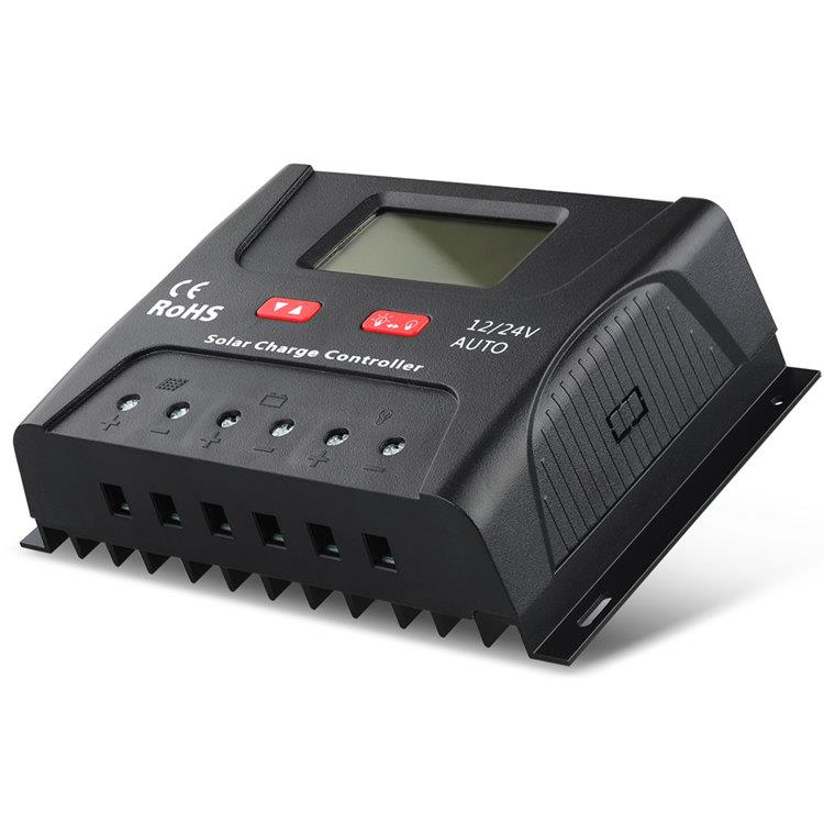 SR-HP硕日12V/24V10A20A30太阳能通用型全自动智能充电控制器SRNE