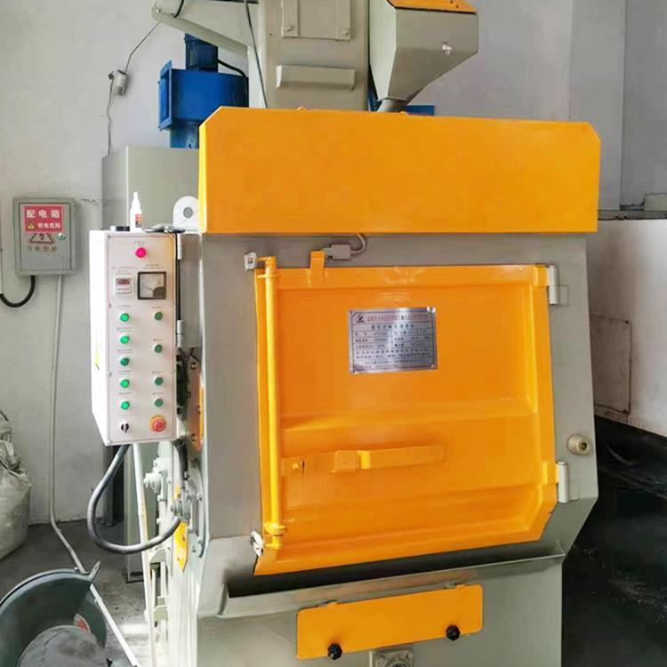 履带式抛丸机 小型全自动表面喷砂丸除锈机Q326324打沙清理机厂家