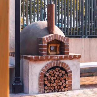 耐火砖面包窑披萨窑户外壁炉自建刀口弧形砖球形窑炉保温小型黑窑