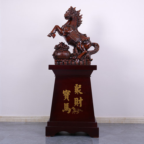 马到成功摆件招财马公司开业礼物办公室乔迁贺礼大厅玄关落地装饰