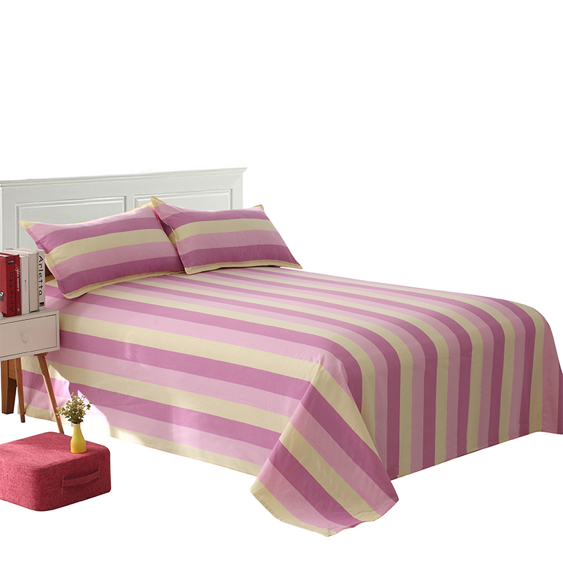 老粗布床单单件单人床单被单全棉双人棉布加厚学生1.51.8m