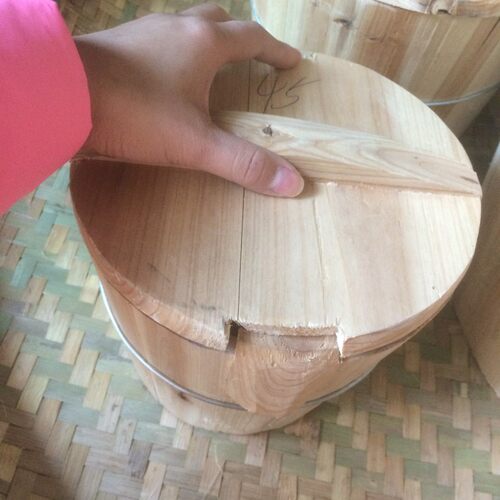 四川手工优质香杉木甄甑子饭甑子餐厅蒸米饭寿司木桶米桶蒸笼