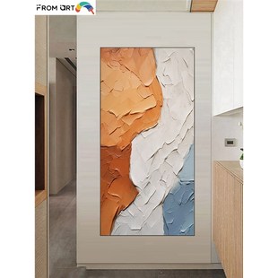 进门生财入户玄关挂画客厅正对门玄幻装饰画过道走廊尽头墙面壁画