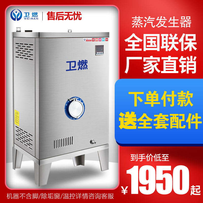商用蒸汽产生器酿酒豆制品煮浆z节能蒸气机蒸馒头海鲜燃气蒸气锅