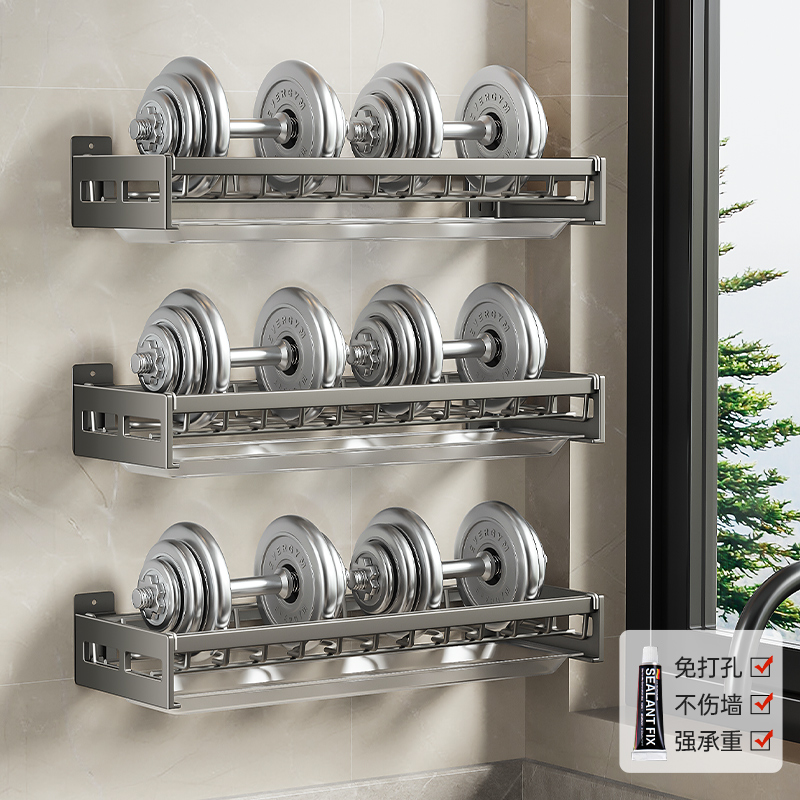 枪灰碗架沥水架厨房免打孔墙上壁挂碗碟收纳层架多功能碗盘置物架