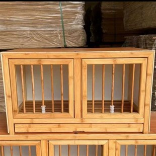 竹木防水板鸽子巢箱配对笼繁殖笼竹木防水板配对窝繁殖笼