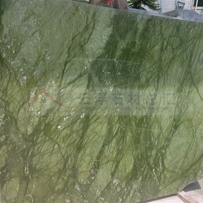 波兰绿玉天然大理石背景墙体玄关桌面窗台楼梯地板门槛踢脚线