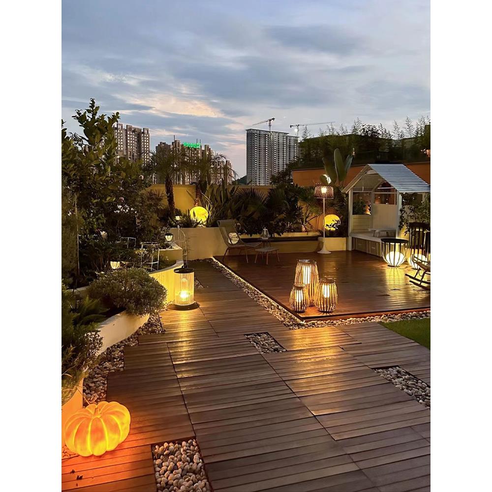 户外太阳能灯网红小院装饰造景布置灯户外院子造景庭院防水灯