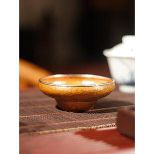 裕隆全纯手工包锡边纯紫铜投茶器茶漏家用功夫茶具零配件导茶器