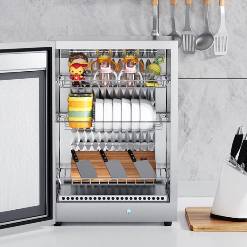 二星级妤太太卧式消毒柜分层保洁烘干机办公厨房收纳柜盒剪刀菜板