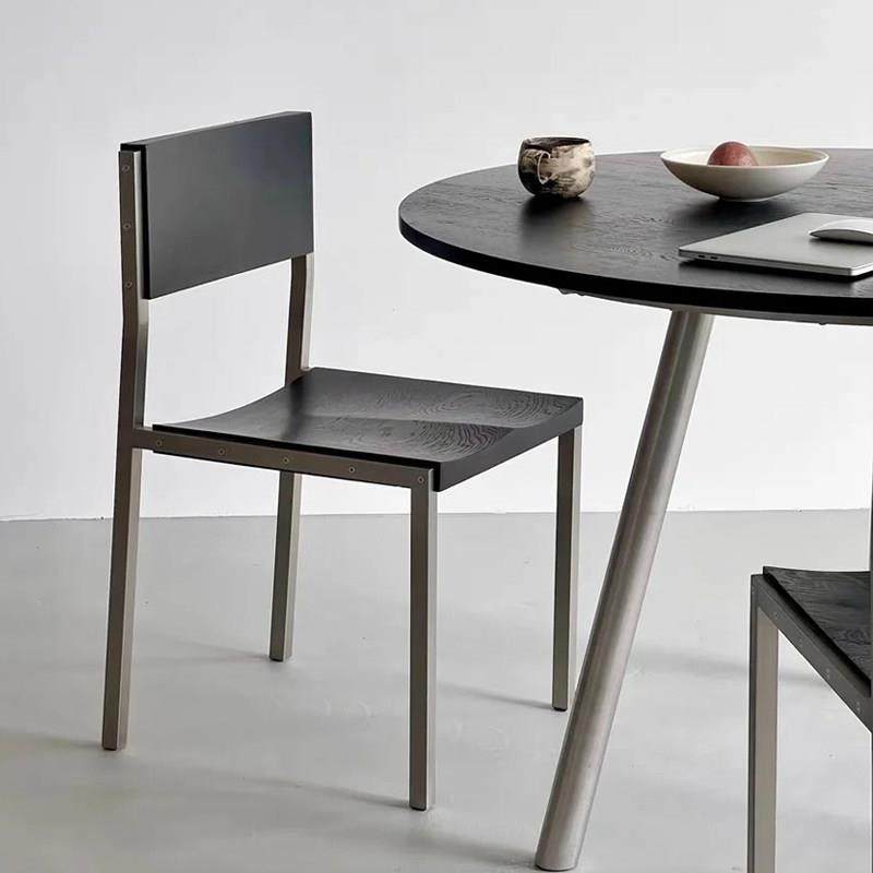 不锈钢实木餐椅意式轻奢包豪斯北欧简约设计师酒店椅子餐桌椅家用,住宅家具,餐椅,淘宝优惠券,粉丝福利购,淘宝优惠卷