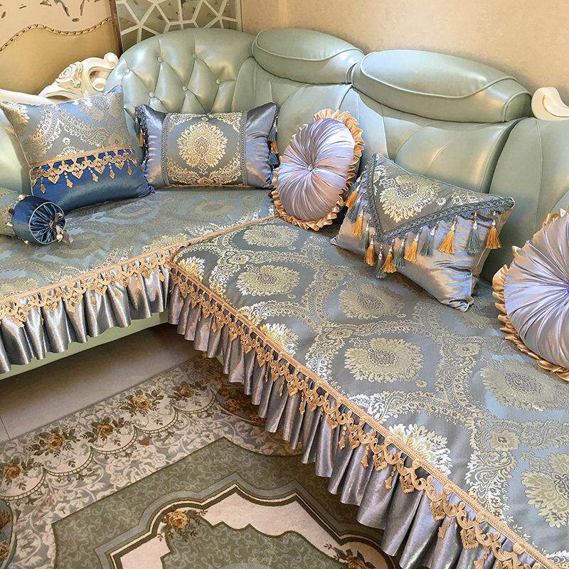 欧式高档奢华沙发垫沙发套沙发罩坐垫123组合L型沙发U型坐垫定制