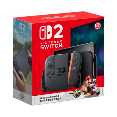任天堂Switch2主机 NS2 游戏主机 国际版多语言 马里奥赛车同捆版