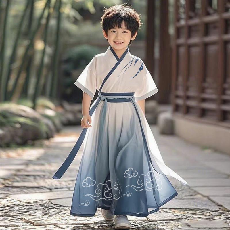 儿童汉服男童春夏季少爷