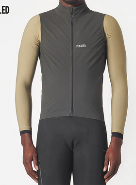 PEdALED 男士 Odyssey 骑行马甲无袖防风雨透气排汗超轻PD骑行服