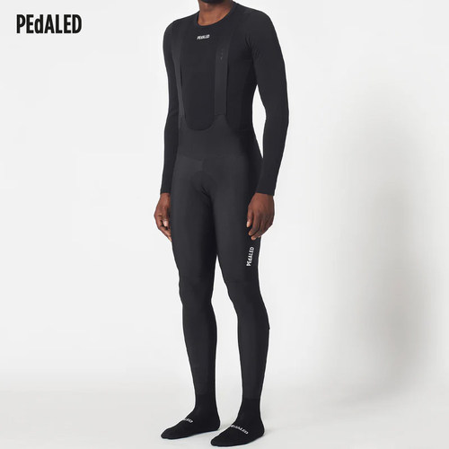 PEdALED 男士 Ess Bib Tights Black 骑行长裤高弹舒适缓震贴合PD