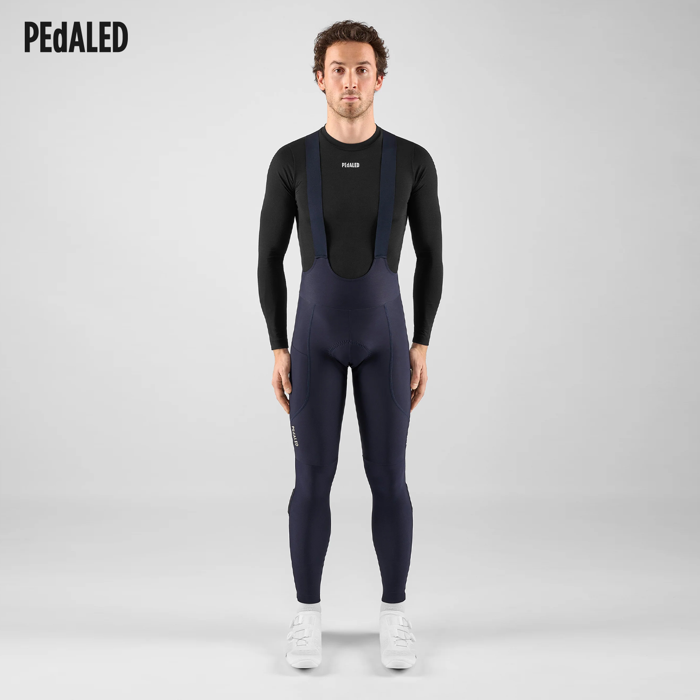 【新品】PEdALED 男士 Element 系列 拉绒保暖骑行长裤 海军蓝